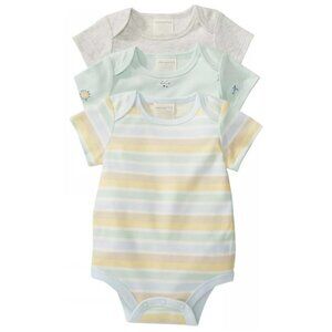 NWT. FIRST IMPRESSIONS Unisex Baby 3-Pack Bodysuits